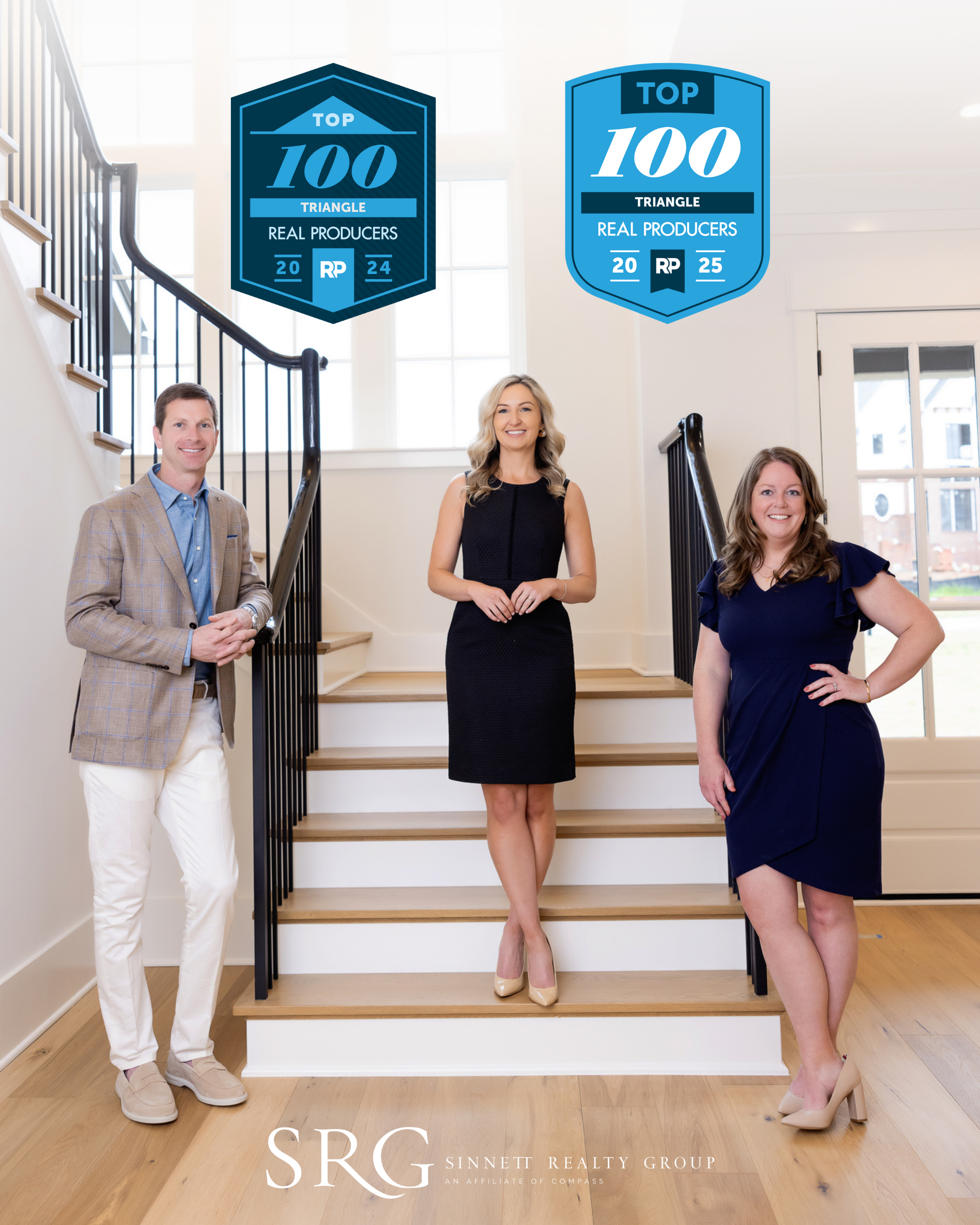 Sinnett Realty Group | Top 100 Triangle Real Producers Two Years in a Row