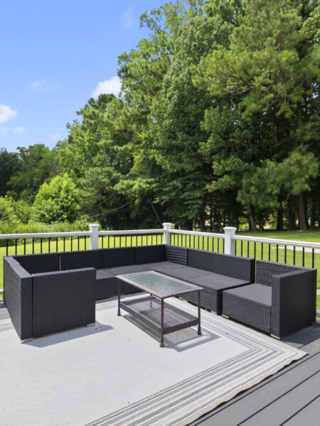 6024 Lunenburg Drive | Raleigh, NC home for sale | Yard and deck